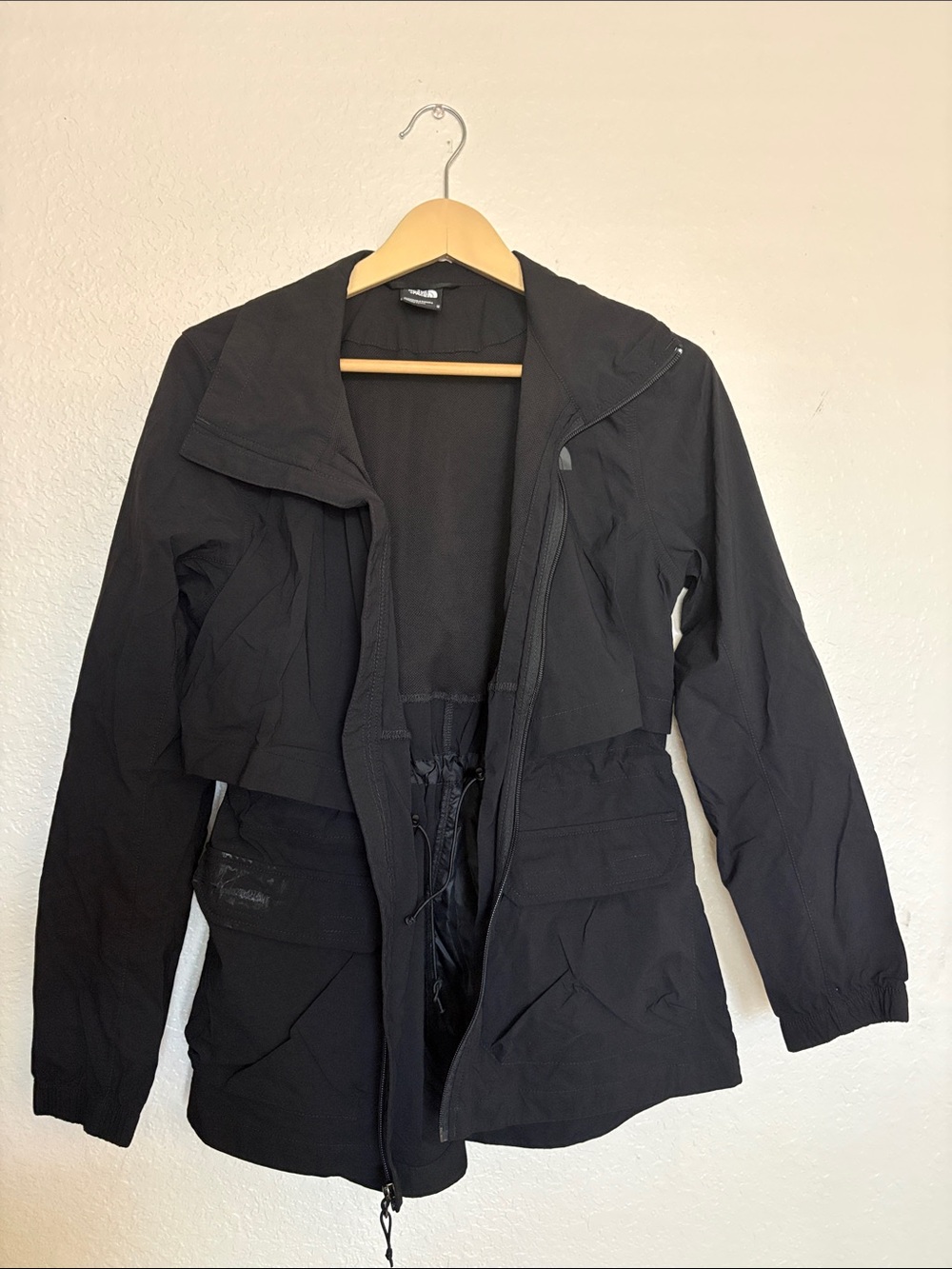 The North Face Black Women's Utility Jacket with Drawcord Waist
